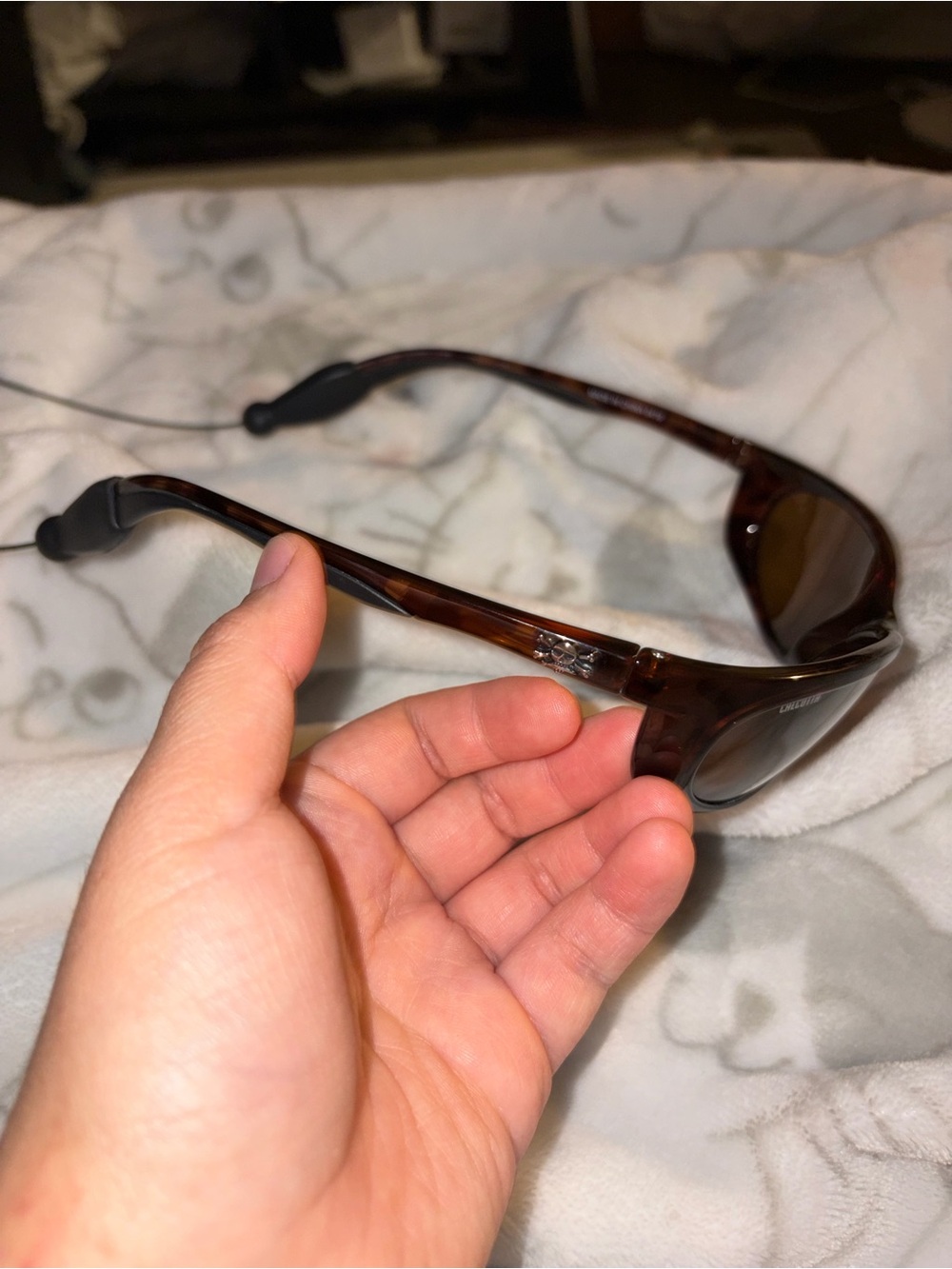 Tortoiseshell Men's Wrap Sunglasses - Calcutta